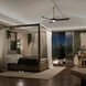 Mylo 70 inch Champagne Bronze with Jet Black Blades Ceiling Fan